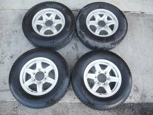 * Hiace Bridgestone Blizzak studless 195/80R15 2021 year made /15×8J 6 hole PCD:139.7 ET:35 tire wheel set *