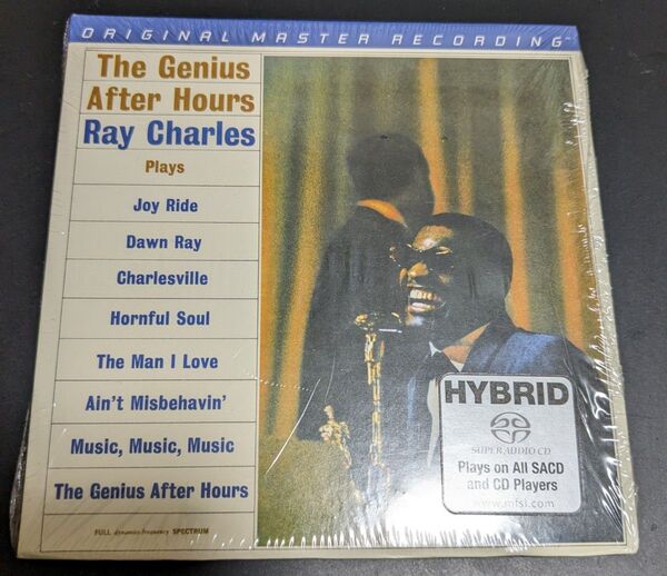 【未開封SACD】 レイ・チャールズ　RAY CHARLES / GENIUS AFTER HOURS MFSL