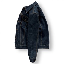 Levi's リーバイス 3rd タイプ デニム トラッカー ジャケット 70585-0019 濃紺 Gジャン ショート丈 短丈 ブルゾン M インディゴブルー_画像7