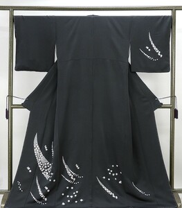 訪問着 新品仕立済 正絹 四季花七宝模様 訪問着 身丈167.5cm 裄丈67.5cm 新品 仕立て上がり 着物 結婚式 入学式 卒業式 b1936