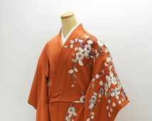 訪問着 正絹 辻が花模様 身丈154cm 裄丈63cm 訪問着 良品 リサイクル 中古 着物 結婚式 入学式 卒業式 b0246_画像3