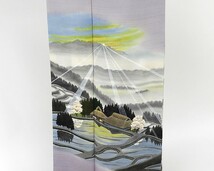 訪問着 新品仕立済 正絹 家屋風景模様 訪問着 身丈164.5cm 裄丈68cm 新品 仕立て上がり 着物 結婚式 入学式 卒業式 b1927_画像5