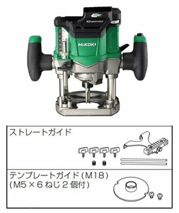 1円スタート★ハイコーキ M3612DA(NN)(ストレートガイド・テンプレートガイド付) ルータ（バッテリー・充電器・ケース別売）