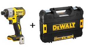 デウォルト (DeWALT) コードレス インパクトドライバー 電動工具 穴あけ 締付工具 3段階 スピード調節 ブラシレスモーター ネジ締め 18V