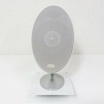 KEF ケフ E301c マイクスピーカー ホワイト 動作未確認 2ウェイバスレフ型 スピーカーシステム 音楽 OA機器 YH12415 中古オフィス家電_画像2