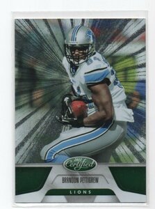 2011 Panini Certified [BRANDON PETTIGREW (TE)] Mirror Emerald (ミラーエメラルド) Card 4/5 NFL Detroit Lions