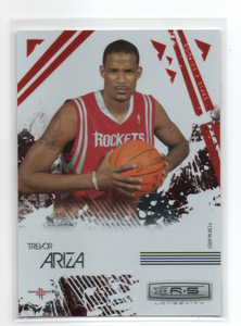 2009-2010 Panini Rookies & Stars Basketball [TREVOR ARIZA] LONGEVITY Ruby Card 088/250 Houston Rockets R&S
