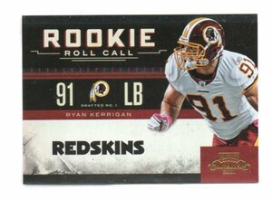 2011 Panini Playoff Contenders [RYAN KERRIGAN] ROOKIE ROLL CALL Gold Parallel Card (ゴールドパラレルカード) 069/100 NFL REDSKINS