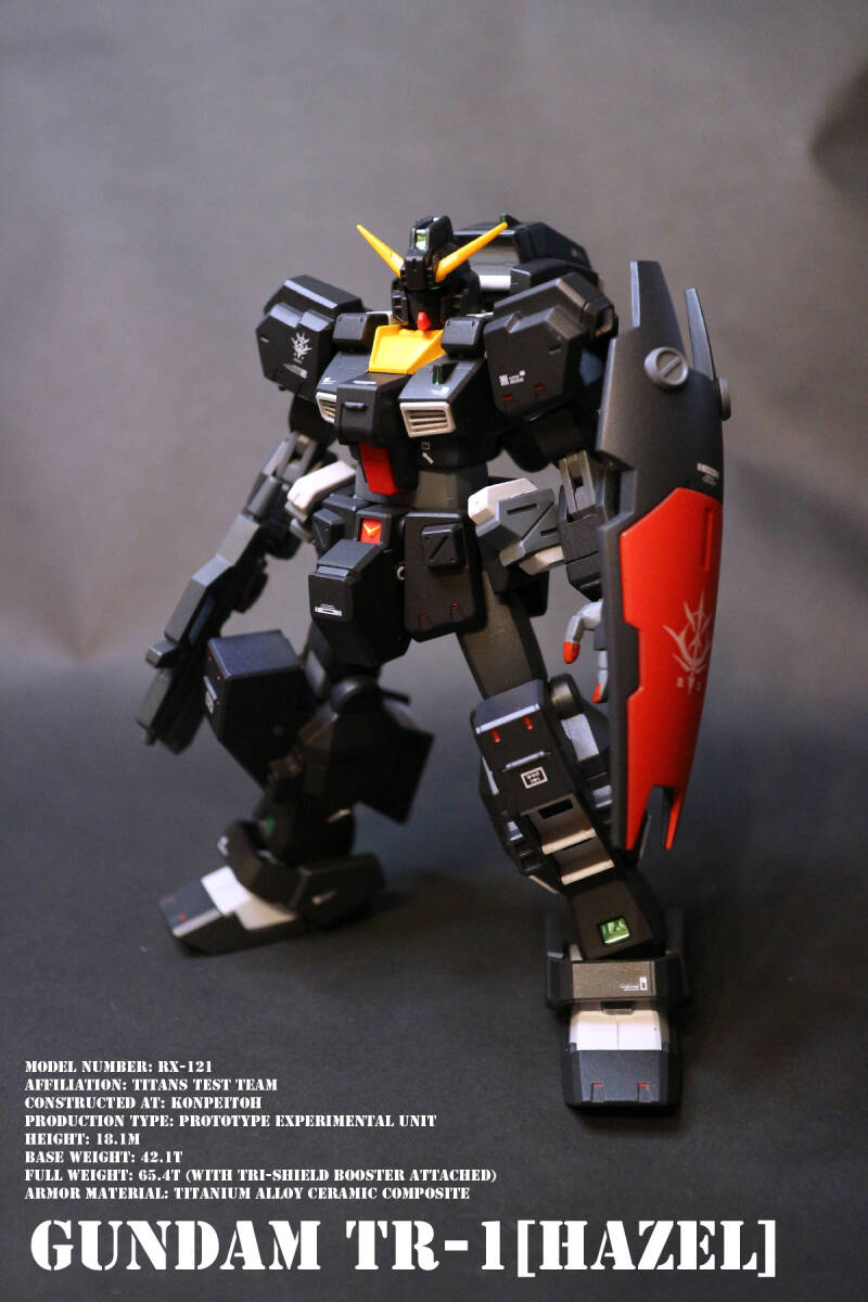 1/144 HGUC TR-1 Gundam Hazel Legion Captured Model Painted and Modified, character, Gundam, Finished Product