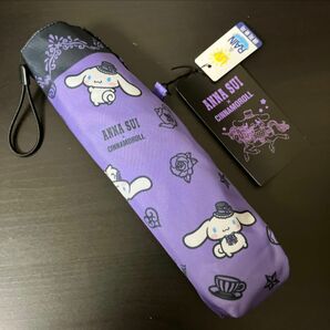 新品　ANNA SUI アナスイ&サンリオ　シナモンロール　晴雨兼用折りたたみ傘