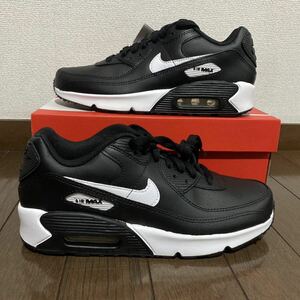 【GS 24cm】新品エアマックス90ナイキNIKE air max90 ブラック/ホワイト