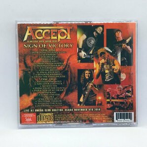 CD-R◇ACCEPT/BLIND RAGE OVER JAPAN 2014 SIGN OF VICTORY (2CD-R) SY-1245の画像2