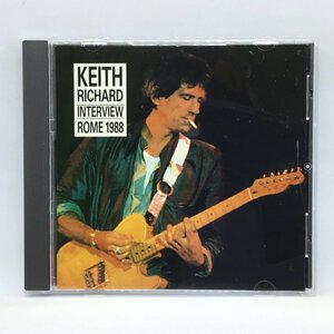 KEITH RICHARDS/INTERVIEW ROME 1988 (CD) SYMPA 34666CD　キース・リチャード