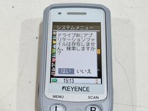 【送料無料】 Keyence ハンディターミナル バッチタイプ BT-1010 1台 + 充電機能付USB通信ユニット BT-UC10U 1台 初期化済み 現状品_画像5