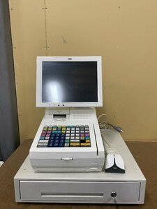 ◇[現状品]TEC POSレジ QT-100 WILLPOS-Mini 専門店向け ShopWorks Pro 客面蛍光管表示器 ドロワ付 設定クリア 簡易動作確認済(14)