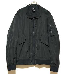 【美品】NIKE NSW ボンバー ジャケット（XL）黒 ナイキ ナイロン ma1 ミリタリー フライト ビッグサイズ