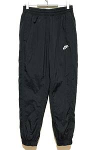 NIKE NSW CE CF Woven Track Pants（M）黒 ナイキ ウーブン トラック パンツ ナイロン ジョガー リブ 裏メッシュ