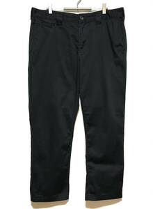 GENUINE Dickies ストレッチ テーパード パンツ（91cm）黒 ディッキーズ ワーク チノパン ロンパン