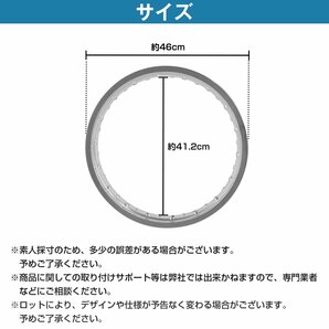 【PCD2.15×17インチ】汎用 レーシング ホイール アルミ リム 銀/シルバー 36穴 36H カブなどにおススメ！の画像6