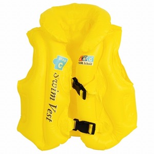 child Kids for children 3-4 -years old swim the best S size floating the best coming off wheel playing in water pool life jacket yellow color yellow 