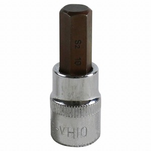 [ postage 220 jpy ][10mm] 3/8 9.5mm rectangle total length 50mm hex bit hexagon socket electric outlet angle 3/8sq 6 angle ratchet wrench impact 