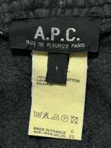 MADE IN FRANCE A.P.C. スウェットパンツ ストレートパンツ　　フランス製 アーペーセー ヨーロッパ フランスブランド 裏起毛 玉9340_画像3