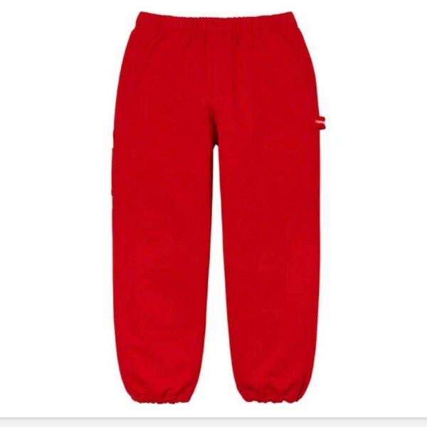 シュプリーム　Utility Pocket Sweatpant Red