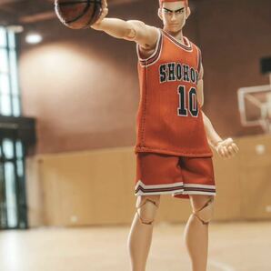 【即納】限定版 スラムダンク 1/10 可動フィギュア 桜木花道 10号 湘北 赤ユニフォーム SLAMDUNK ACTION FIGURE 非s.h.figuarts figma の画像6