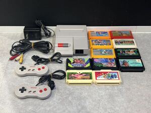 当時物 Nintendo 任天堂 ファミリーコンピュータ HVC-101 ニューファミコン 本体 状態良 コントローラー ソフト 現状品 レトロ ゲーム機 