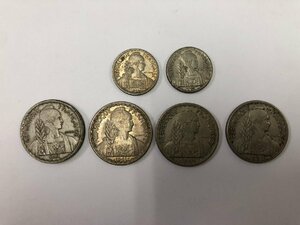 1円～【ヴィンテージ】フランス領インドシナ　硬貨　20セント/10セント　6点まとめ　コレクション　1939年　1940年　1941年