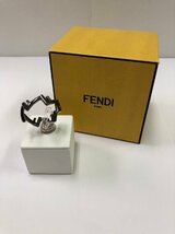 【FENDI】FFロゴ　リング　PR.15.23　約20号　箱付き　表記Mサイズ　指輪　ファッション　アクセサリー_画像1