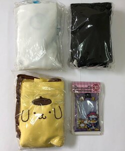 1円～【未使用】サンリオ　グッズ　4点セット　ミニバッグ　クリアポーチ　クロミ　シナモンロール　ポムポムプリン　ペックル