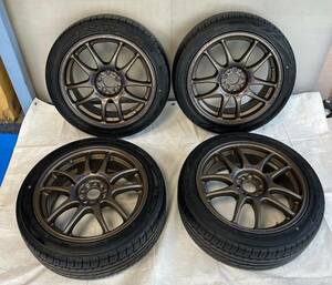 ワークエモーション WORK EMOTION ホイール 17インチ x 7J /5穴 ファルケン (FALKEN) ジークス ZE914 (ZIEX ZE914) 215/45R17 (91W) 