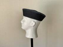 1980s 実物 未使用 デッドストック 米軍 USN セーラーハット 後染め 7 1/2 U.S. NAVY 海軍 帽子 セルピコハット デキシーカップ Y4_画像5
