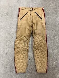 70年代 モトクロスパンツ bw bill walters leathers ビルウォルターズ レザーパンツ ビンテージ オフロード 林道 oldbmx アルパインスター