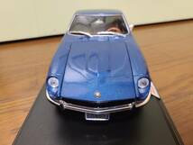 ★1/18 Maisto(マイスト) 1971 DATSUN 240Z ブルー 日産 ダットサン ミニカー ダイキャスト 1:18 /オートアート,京商,湾岸ミッドナイト★_画像3