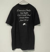 XL 新品 NIKE ナイキ ウィメンズ Tシャツ 半袖 ボーイフレンド ショートスリーブ NEUSELF プリント ロゴ 黒 ブラック_画像4