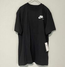 XL 新品 NIKE ナイキ ウィメンズ Tシャツ 半袖 ボーイフレンド ショートスリーブ NEUSELF プリント ロゴ 黒 ブラック_画像5