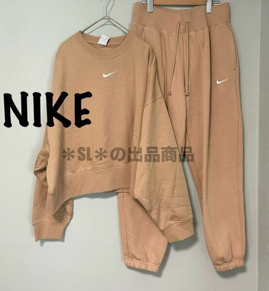 2XL 新品 NIKE ナイキ オーバーサイズ スウェット ドロップ ショート丈 クロップド フリース スウェットパンツ ジョガーフェニックス