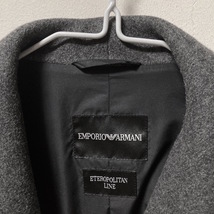 103Y240301B 超美品 EMPORIO ARMANI エンポリオ アルマーニ メンズ Pコート ピーコート 検 ブルゾン ジャケット レザー ダウン_画像4