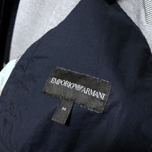 43Y240315V 超美品 EMPORIO ARMANI エンポリオ アルマーニ メンズ 春夏 ジャケット ブレザー ブルゾン 検 レザー ニット コート ジャージ_画像9