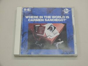 Следуйте за PCE Carmen San Diego! World Edition PC Engine CD-ROM2