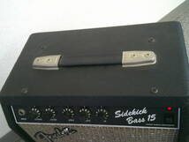 3-100　Fenderフェンダー　SIDEKICK15BASS　ベースアンプ　平日のみ直引取可_画像10
