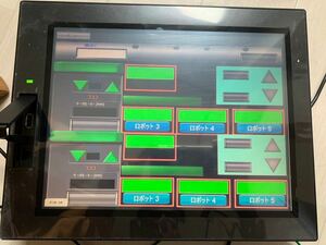 タッチパネル　キーエンス　VT5-X10 動作保証　取付金具あり