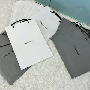 ★BALENCIAGA★バレンシアガ 紙袋 グレー ホワイト 袋 ショップ袋 14点まとめ売り カバン 靴等袋 大サイズ 