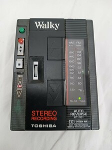 東芝　TOSHIBA　Walky　ウォーキー　ステレオレコーダー　KT-RS1　ステレオチューナーパック　RP-AF2 　通電確認　ビンテージ　昭和レトロ