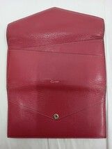 カルティエ　Cartier　財布　長財布　二つ折り財布　レザー　ピンク　_画像5