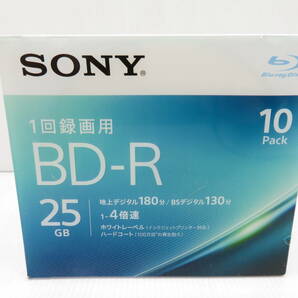 新品 SONY ソニー TDK BD-R 25GB 20PACKセット ブルーレイディスク BD 1回録画用 1～4倍速 20枚 まとめて 地デジ180分/BSデジタル130分の画像3
