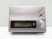 再生確認済み KENWOOD ケンウッド ポータブルMDレコーダー DMC-F5R 取扱説明書付き 訳あり品_画像2