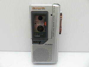 通電確認済み 訳あり品 aiwa TP-M350 楽音・再生マイクロカセットレコーダー アイワ MICRO CASSETTE RECORDER